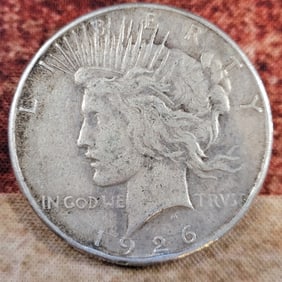 Nice Old Silver Peace Dollar 1926-S