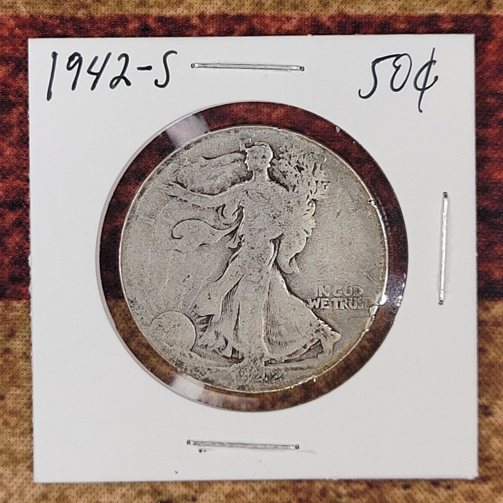 Very Nice Silver Liberty Half Dollar 1942-S: Very Nice Silver Liberty Half Dollar 1942-SSee Pics for DetailsShipping with USPS. We combine shipping for multiple lots.