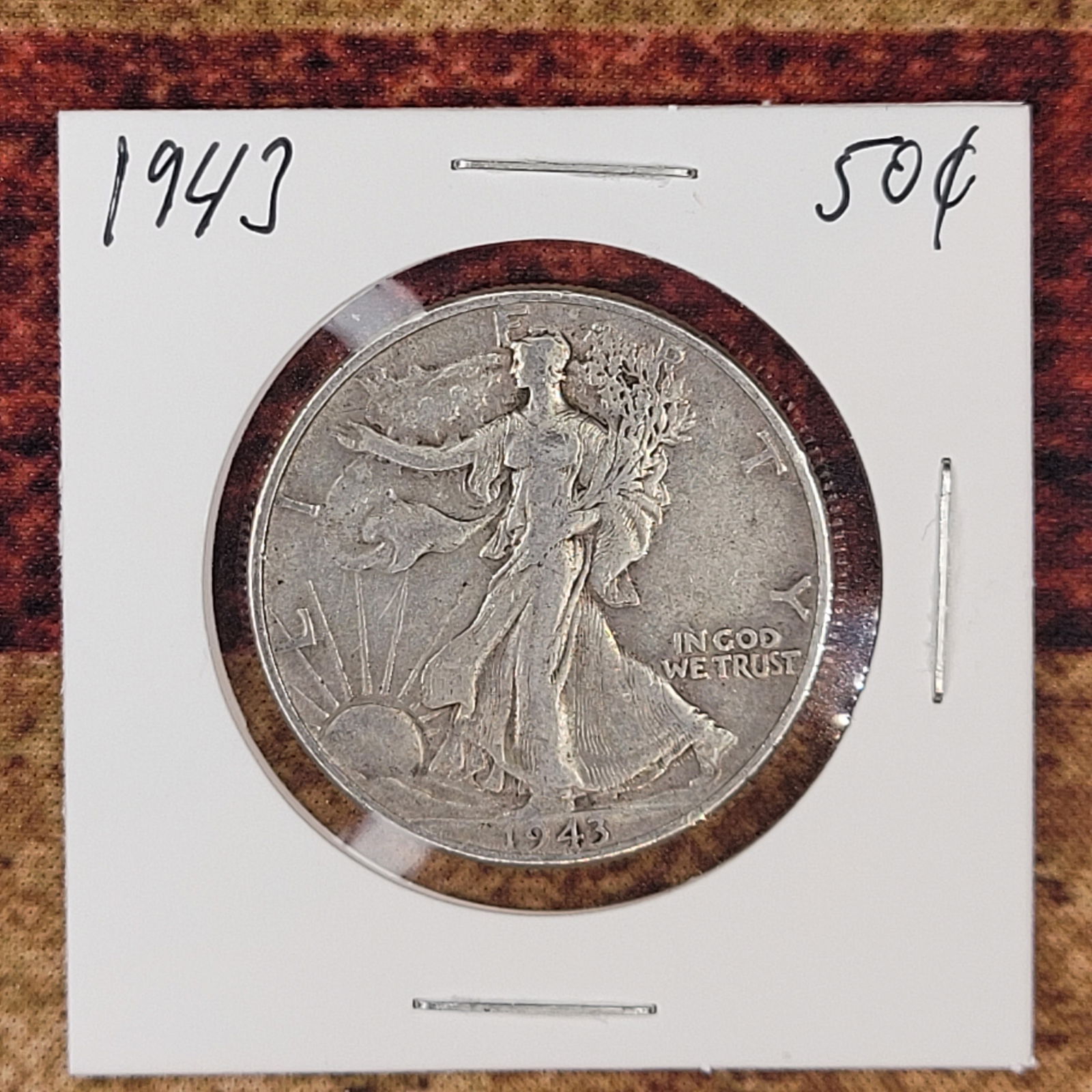 Very Nice Silver Liberty Half Dollar 1943: Very Nice Silver Liberty Half Dollar 1943See Pics for DetailsShipping with USPS. We combine shipping for multiple lots.