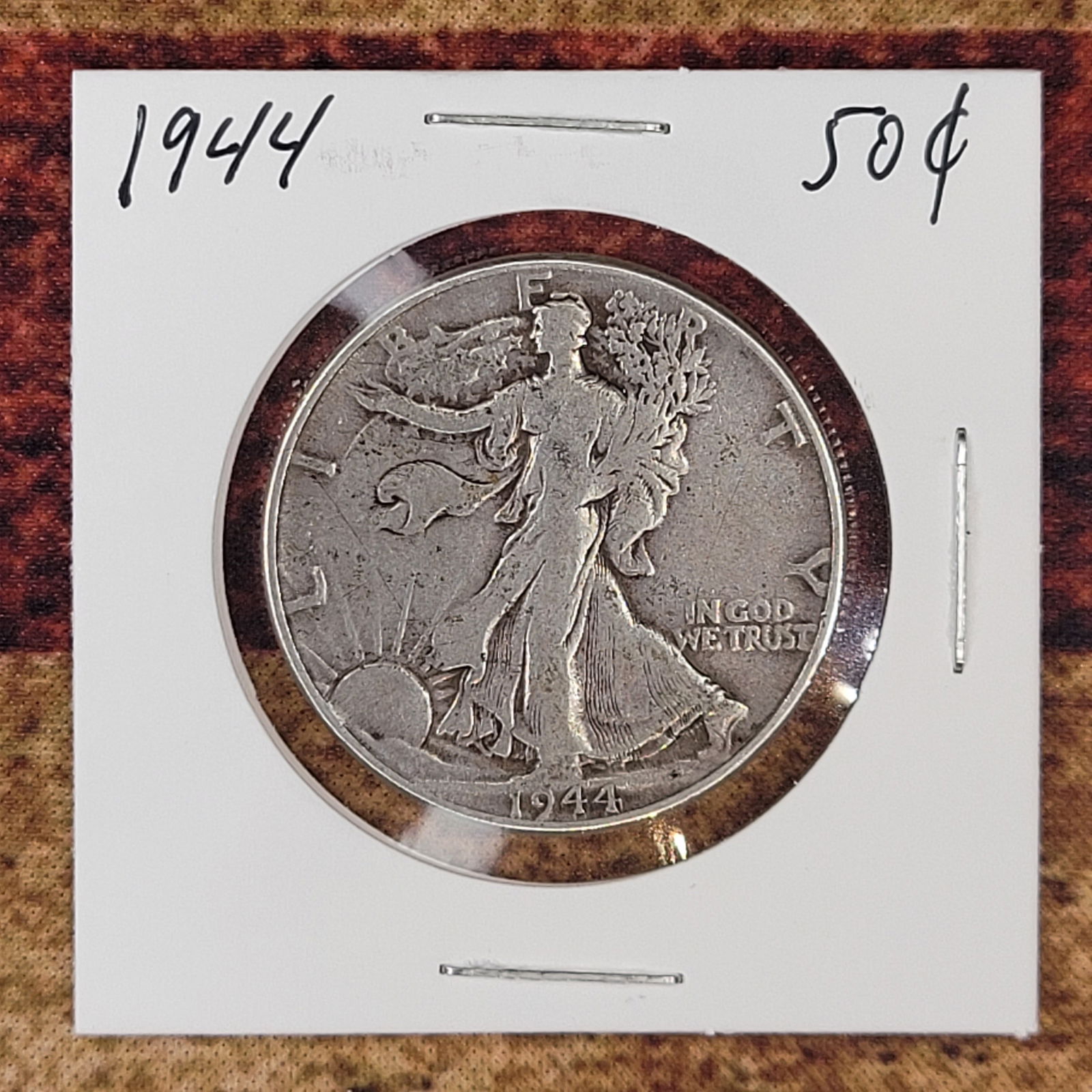 Very Nice Silver Liberty Half Dollar 1944: Very Nice Silver Liberty Half Dollar 1944See Pics for DetailsShipping with USPS. We combine shipping for multiple lots.