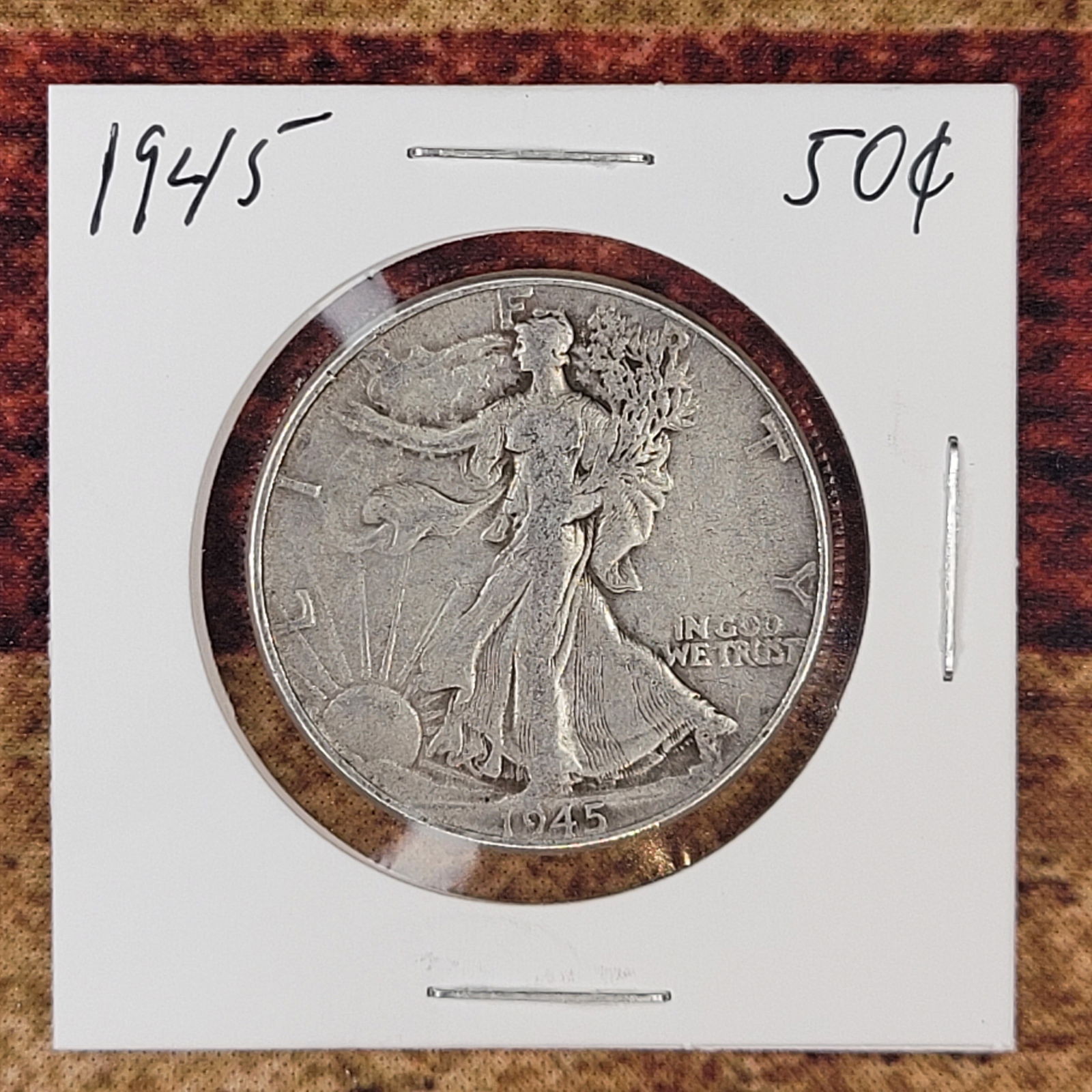 Very Nice Silver Liberty Half Dollar 1945: Very Nice Silver Liberty Half Dollar 1945See Pics for DetailsShipping with USPS. We combine shipping for multiple lots.