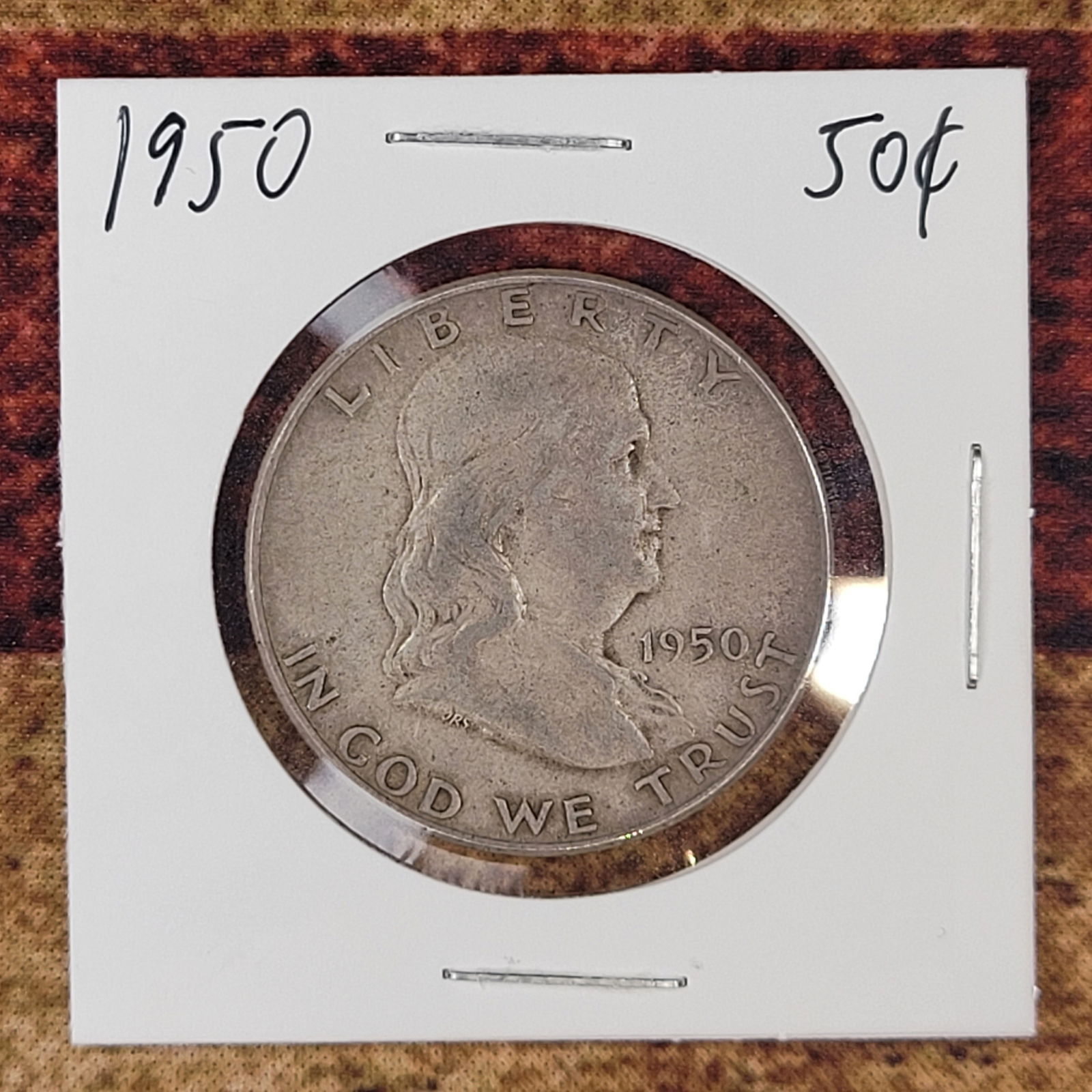 Very Nice Silver Franklin Half Dollar 1951 (1 of 2)