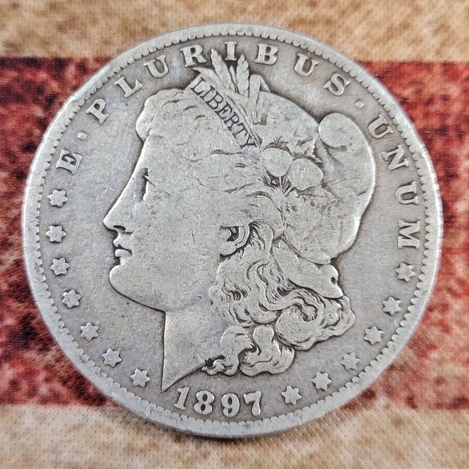 Nice Old Silver Morgan Dollar 1897-O (1 of 2)
