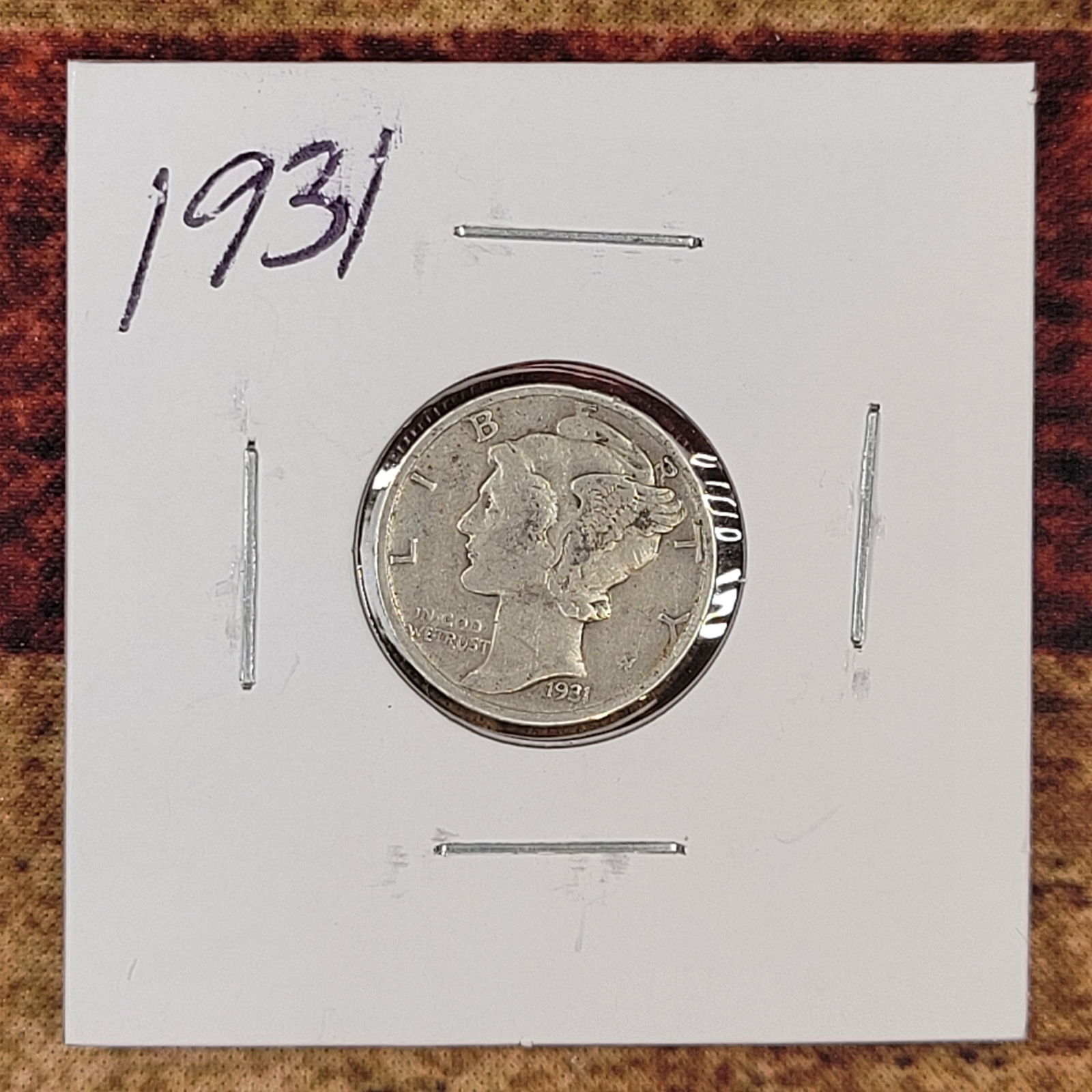 Very Nice Silver Mercury Dime 1931 (1 of 2)