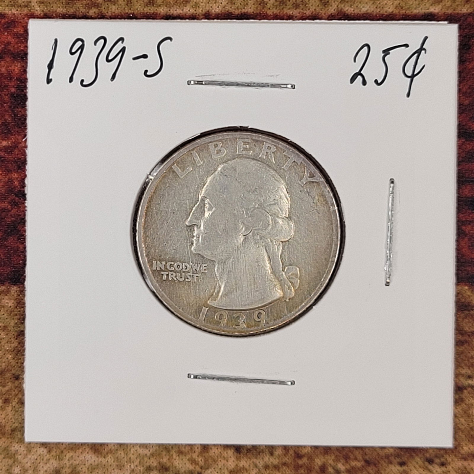 Very Nice Silver Washington Quarter 1939-S: Very Nice Silver Washington Quarter 1939-SSee Pics for DetailsShipping with USPS. We combine shipping for multiple lots.