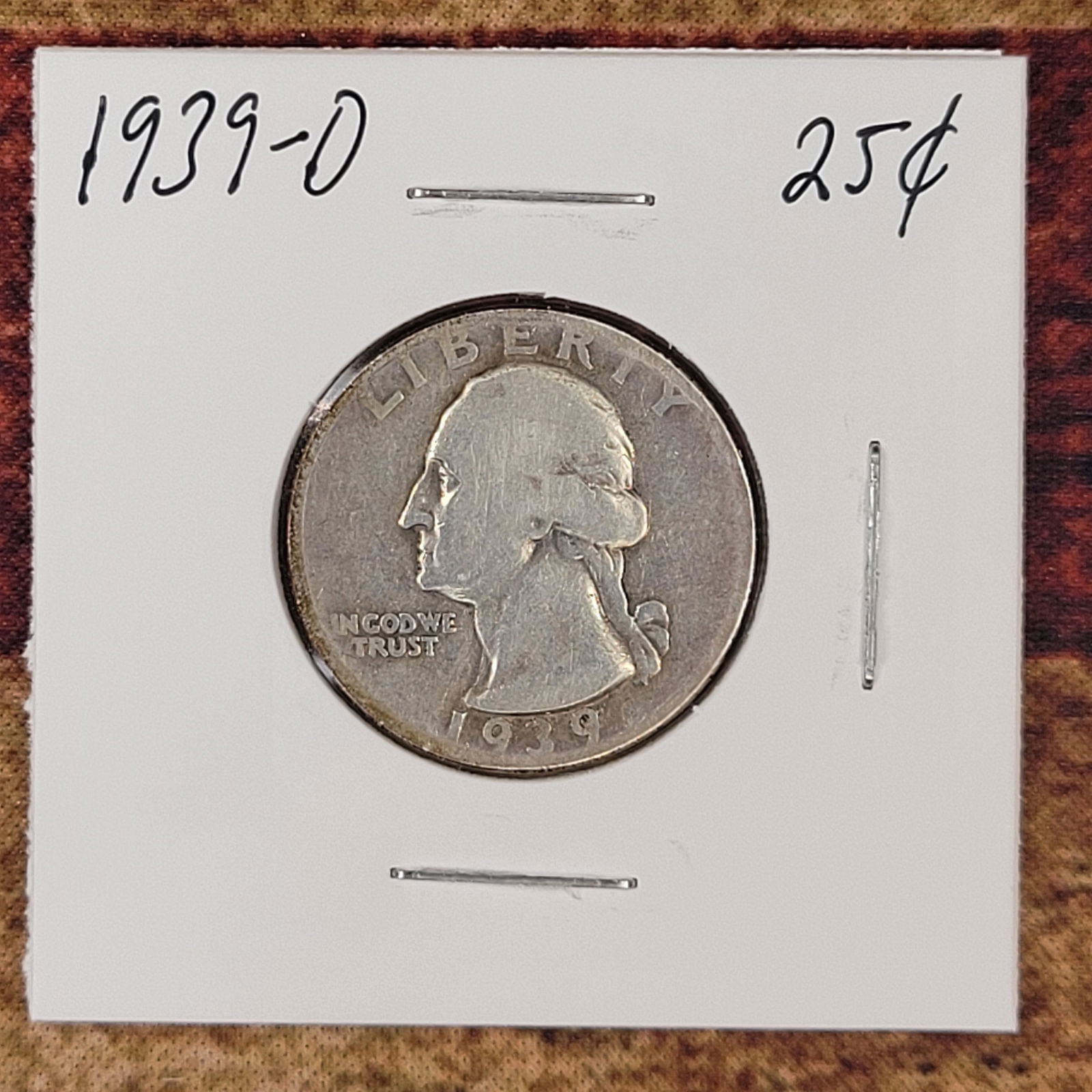 Very Nice Silver Washington Quarter 1939-D: Very Nice Silver Washington Quarter 1939-DSee Pics for DetailsShipping with USPS. We combine shipping for multiple lots.