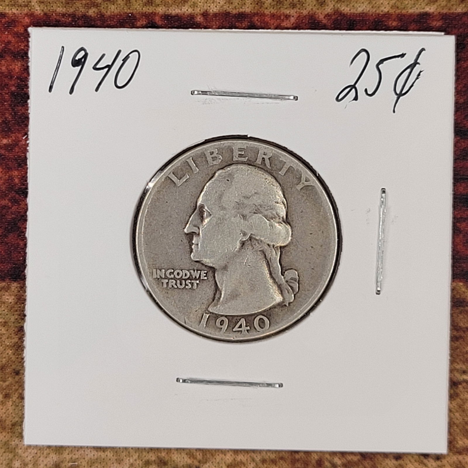 Very Nice Silver Washington Quarter 1940: Very Nice Silver Washington Quarter 1940See Pics for DetailsShipping with USPS. We combine shipping for multiple lots.