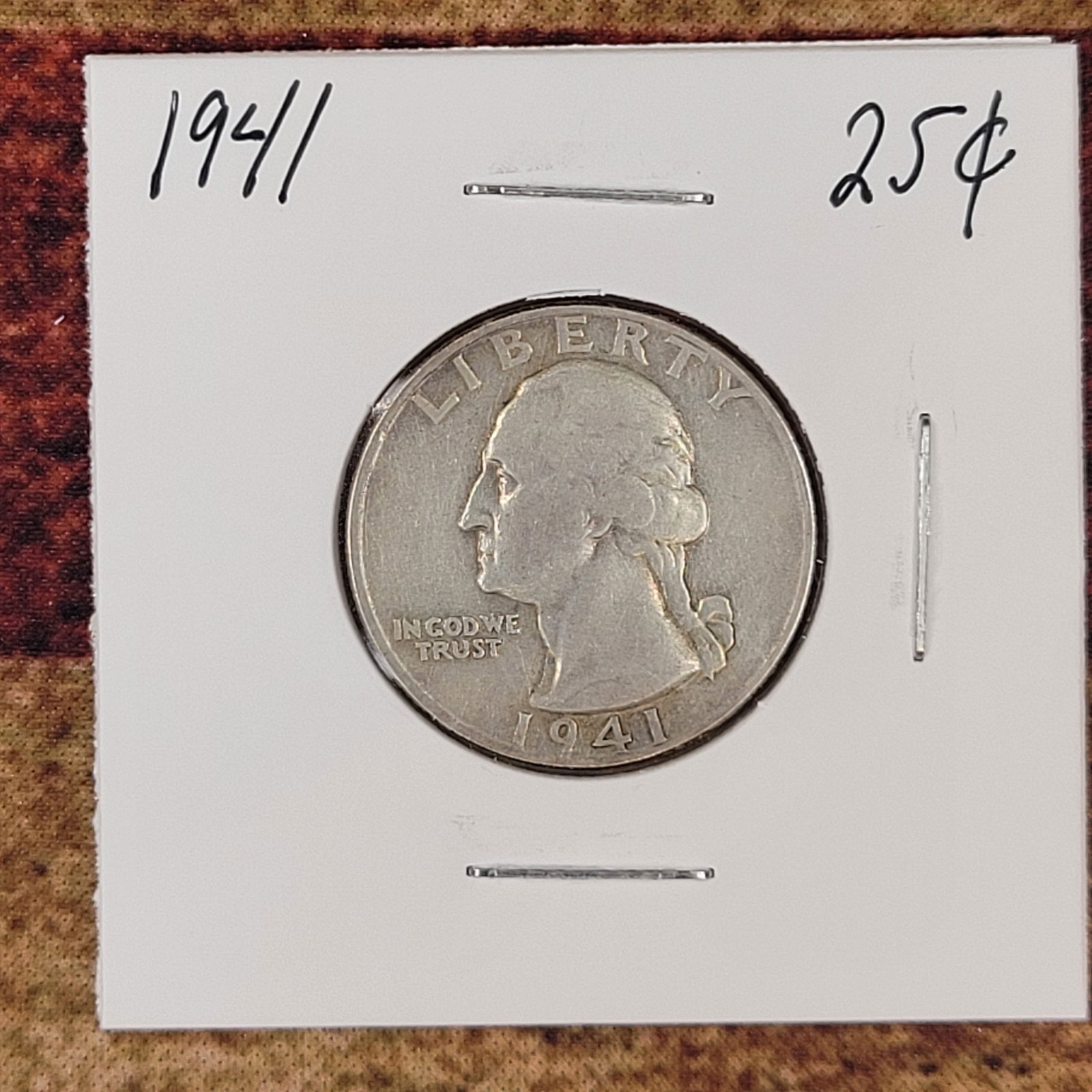 Very Nice Silver Washington Quarter 1941: Very Nice Silver Washington Quarter 1941See Pics for DetailsShipping with USPS. We combine shipping for multiple lots.