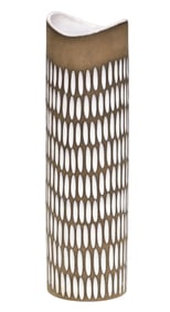 Ingrid Atterberg Ceramic Vase Model Negro Produced by Upsala Ekeby in Sweden