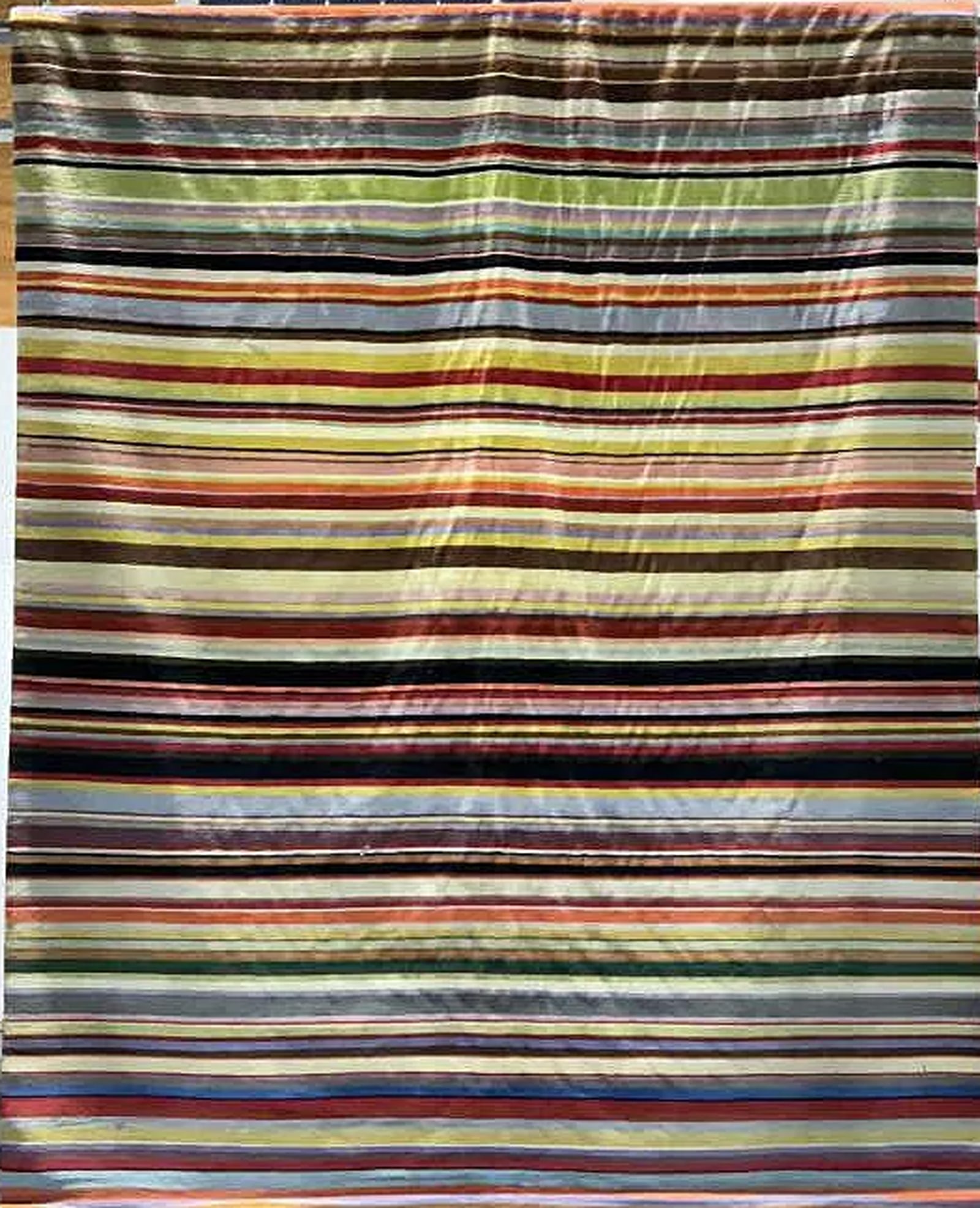 Paul Smith for The Rug Company Colorful Striped Rug: Beautiful striped rug designed by Paul Smith for The Rug Company.