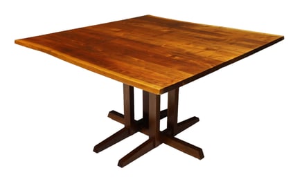 George Nakashima Frenchman's Cove Dining Table in Walnut with Free Edge