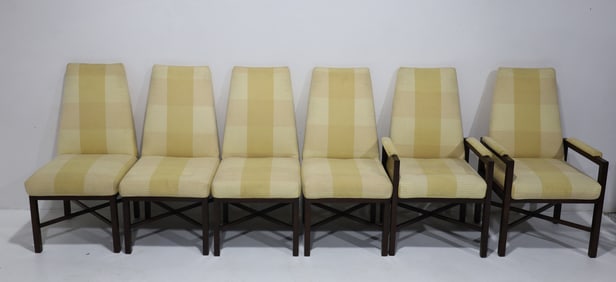 Roger Sprunger for Dunbar Set of 6 Dining Chairs