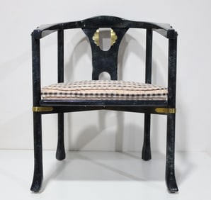 Lacquered Yoke Back Chair by Century Furniture
