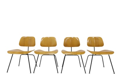 Eames DCM Chairs by Herman Miller