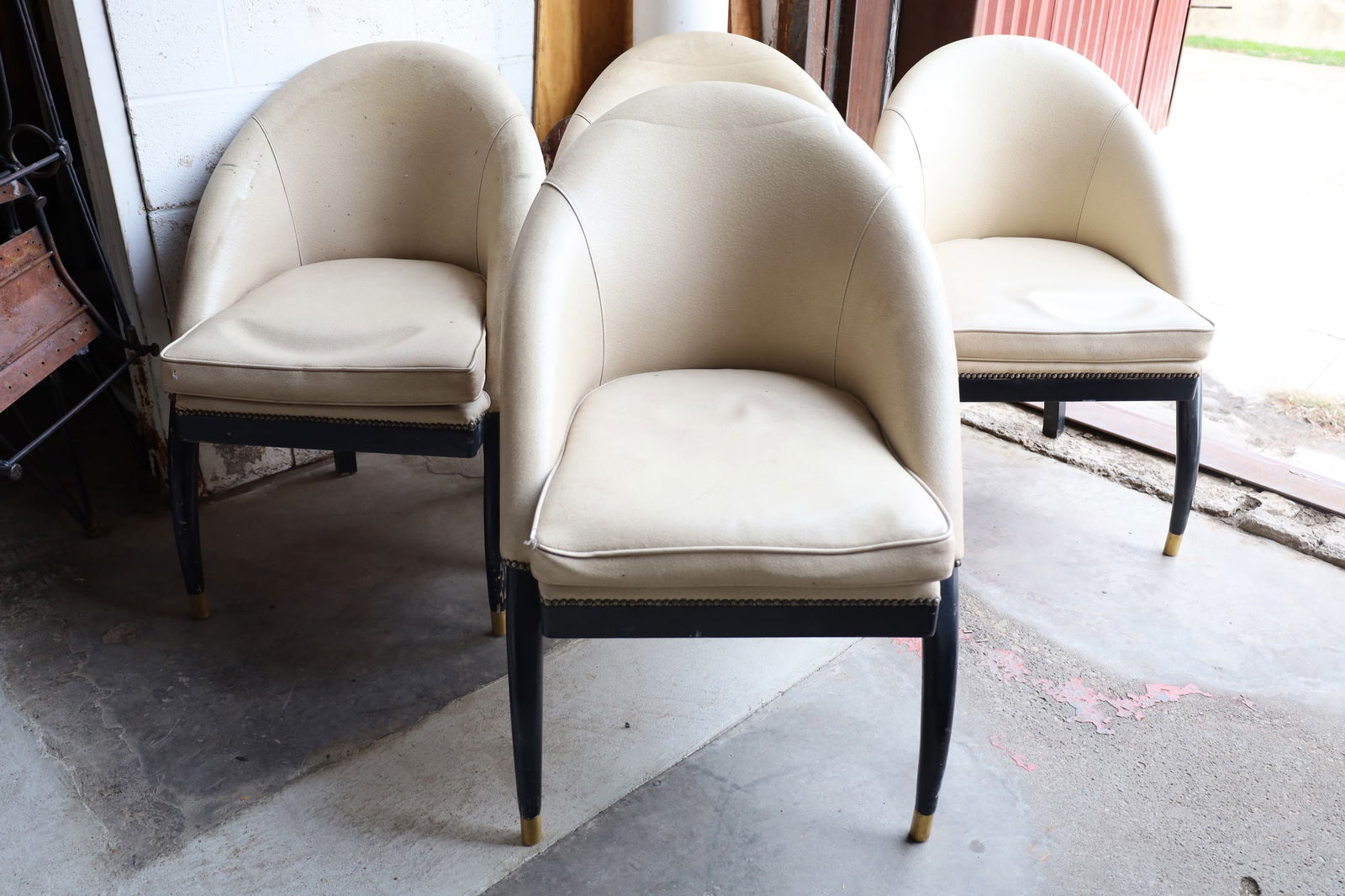 Art Deco Emile Jacques Ruhlmann Style Chairs (1 of 4)