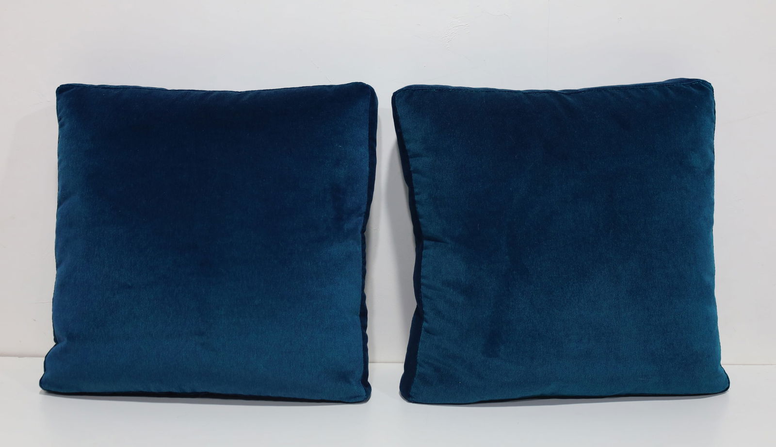 Holly Hunt Great Outdoors Teal Square Pillows , Pair: Great for bedding or sofa