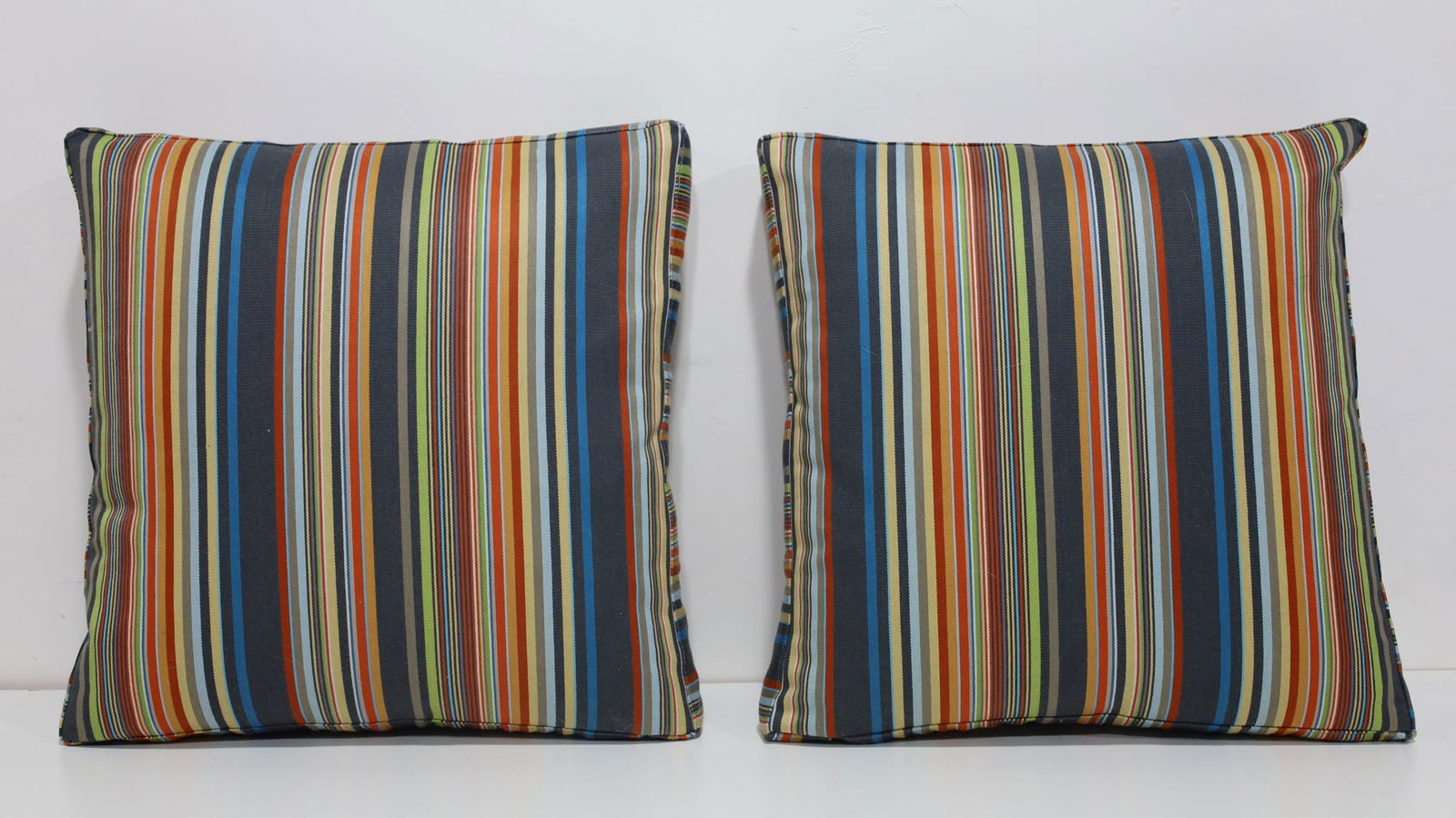 Paul Smith Ottoman Stripe Pillows, Pair: Great for bedding or sofa