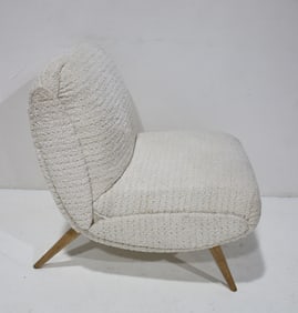 Slipper Chair in Kelly Wearstler Boucle'