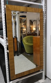 Milo Baughman Rosewood Beveled Mirror