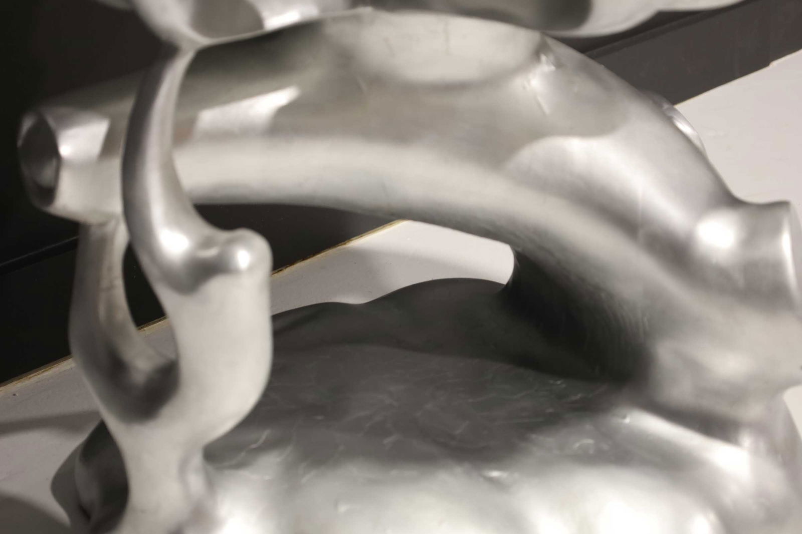 Scala Luxury Silver Leaf Truffle Trunk Side Table - 5