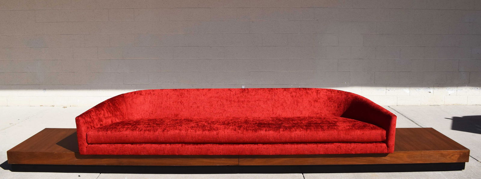 Large Adrian Pearsall Platform Sofa - 10