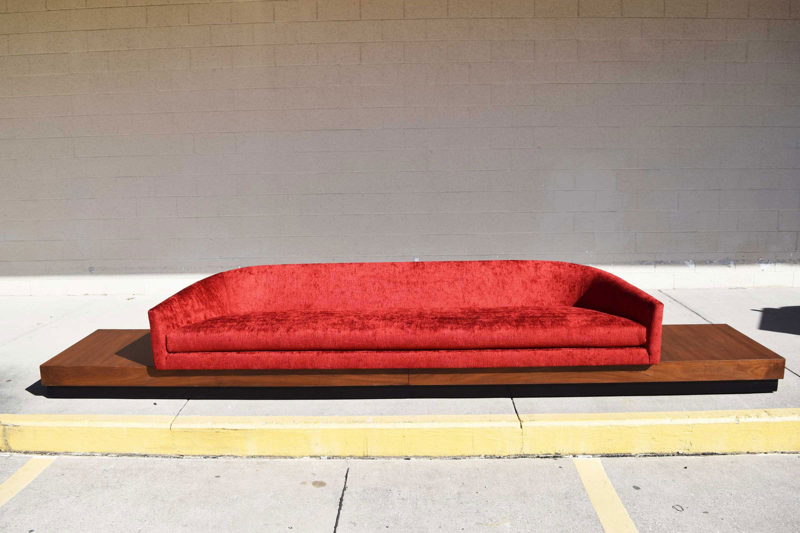 Large Adrian Pearsall Platform Sofa - 2