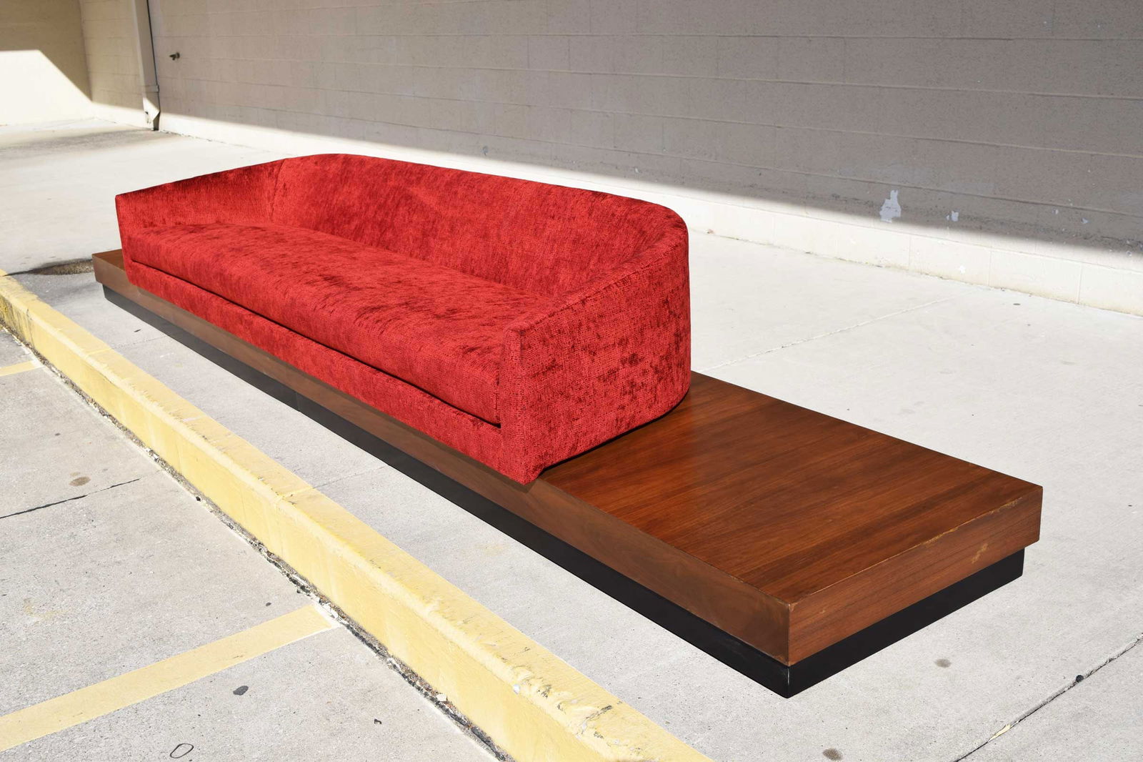 Large Adrian Pearsall Platform Sofa - 3