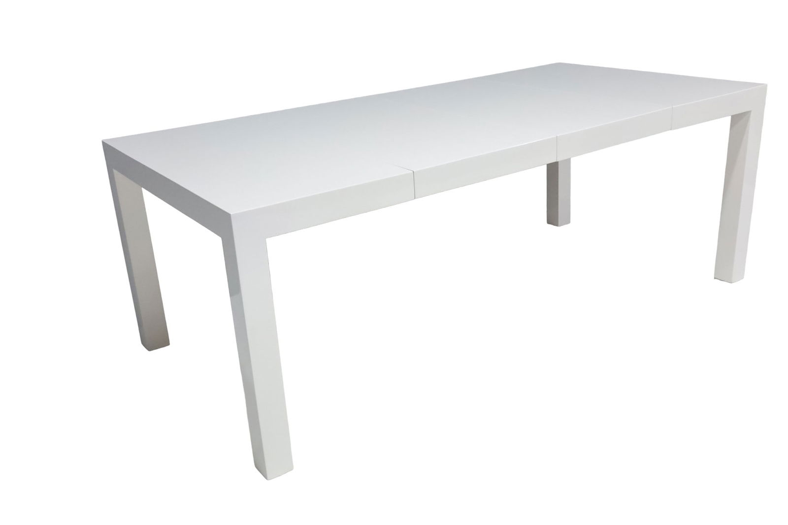 Milo Baughman for Thayer Coggin Parsons Style Dining Table in White Lacquer (1 of 9)