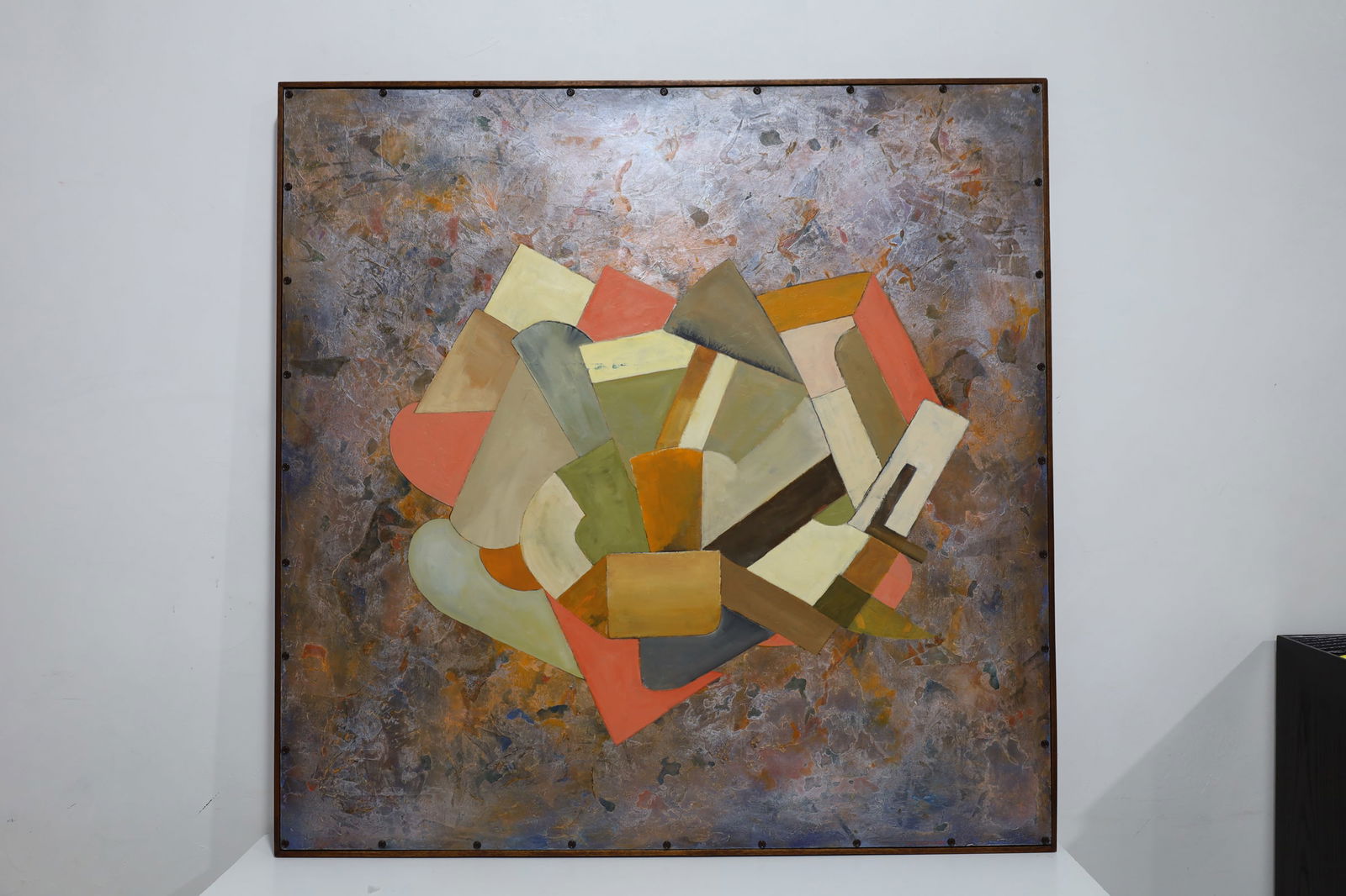 Larry Locke Modern Painting: Acylic on Board