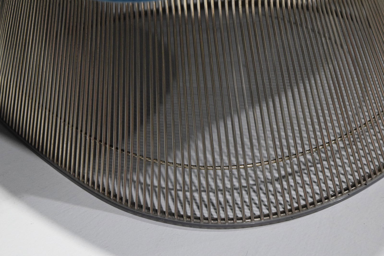 Pair of Warren Platner for Knoll Easy Chairs in Blue Mohair - 10