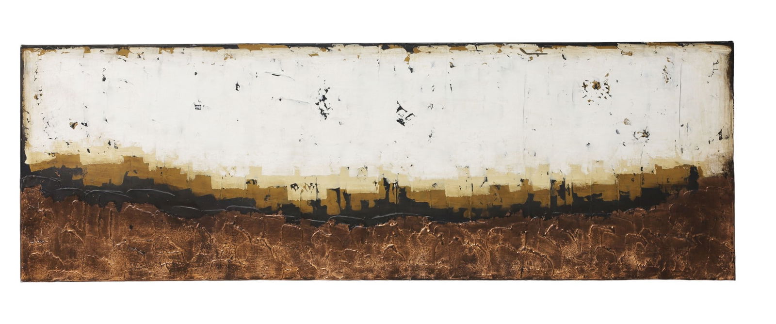 Sarah Brooke (Australian b. 1987) , "Copper Horizon Long,": "Copper Horizon Long," a stunning gicl?e by Australian artist Sarah Brooke. This captivating piece will add a touch of timeless elegance to any decor. Brooke's masterful use of color and form