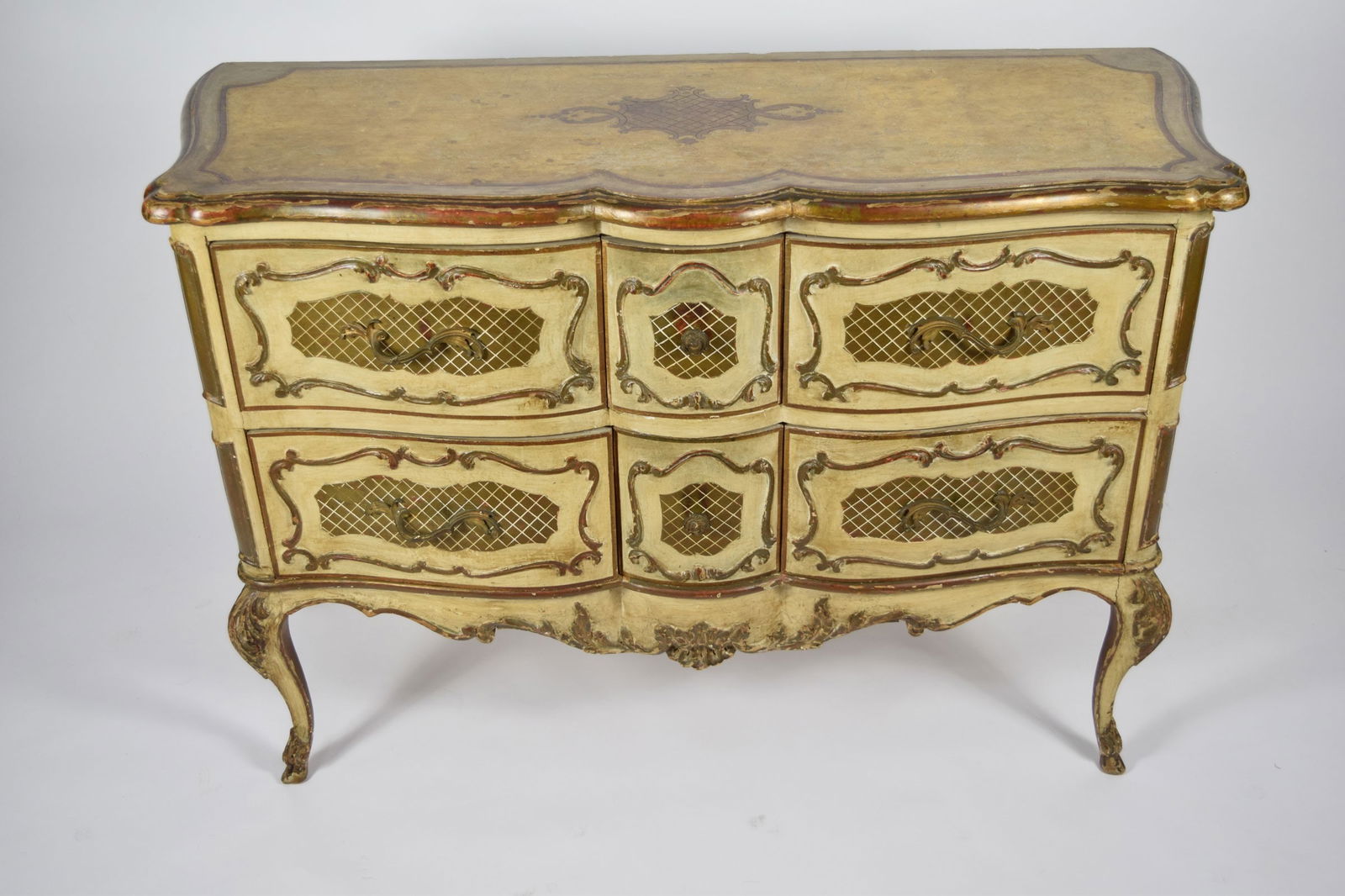 Italian Rococo Style Painted Commode - 3
