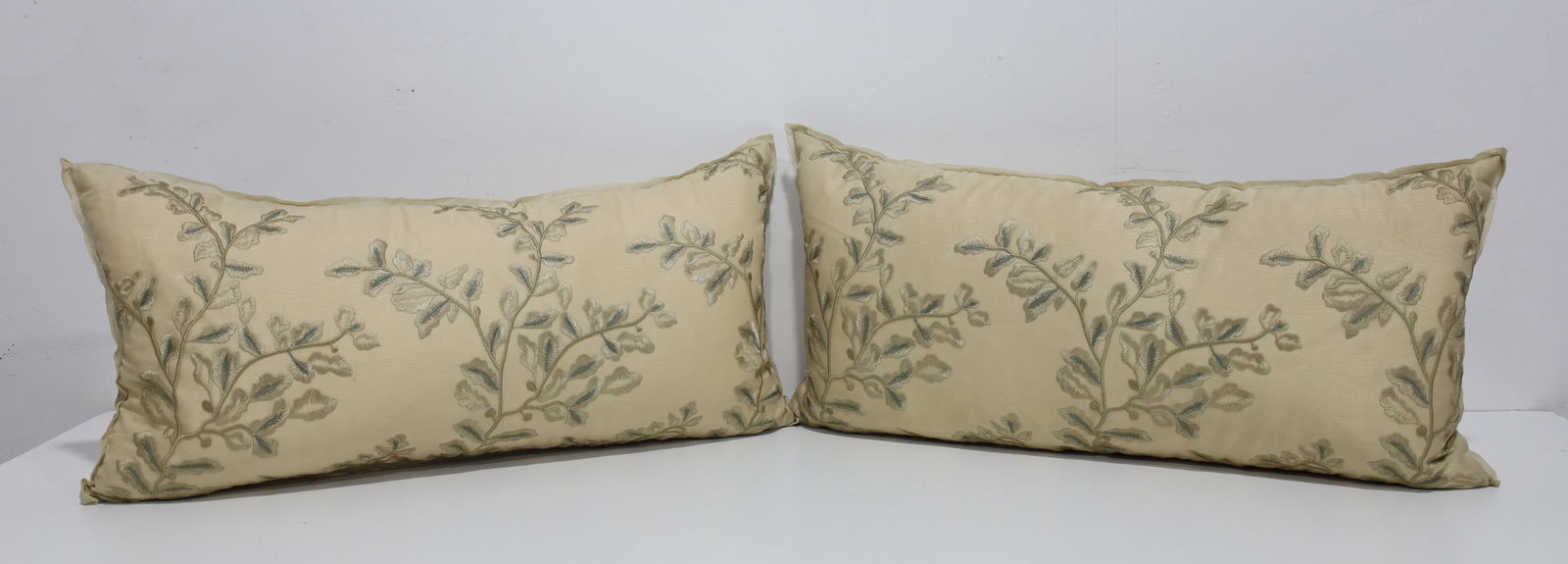 Pair of Tan oOrganza Pillows: Great for bedding