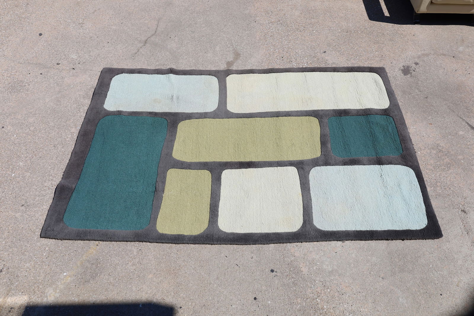 Color Block Rug - 2