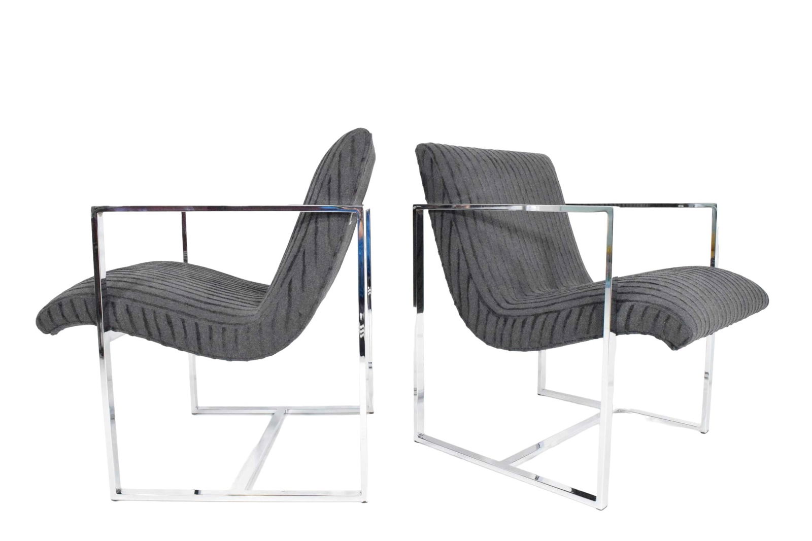 Milo Baughman Scoop Lounge Chairs (1 of 10)