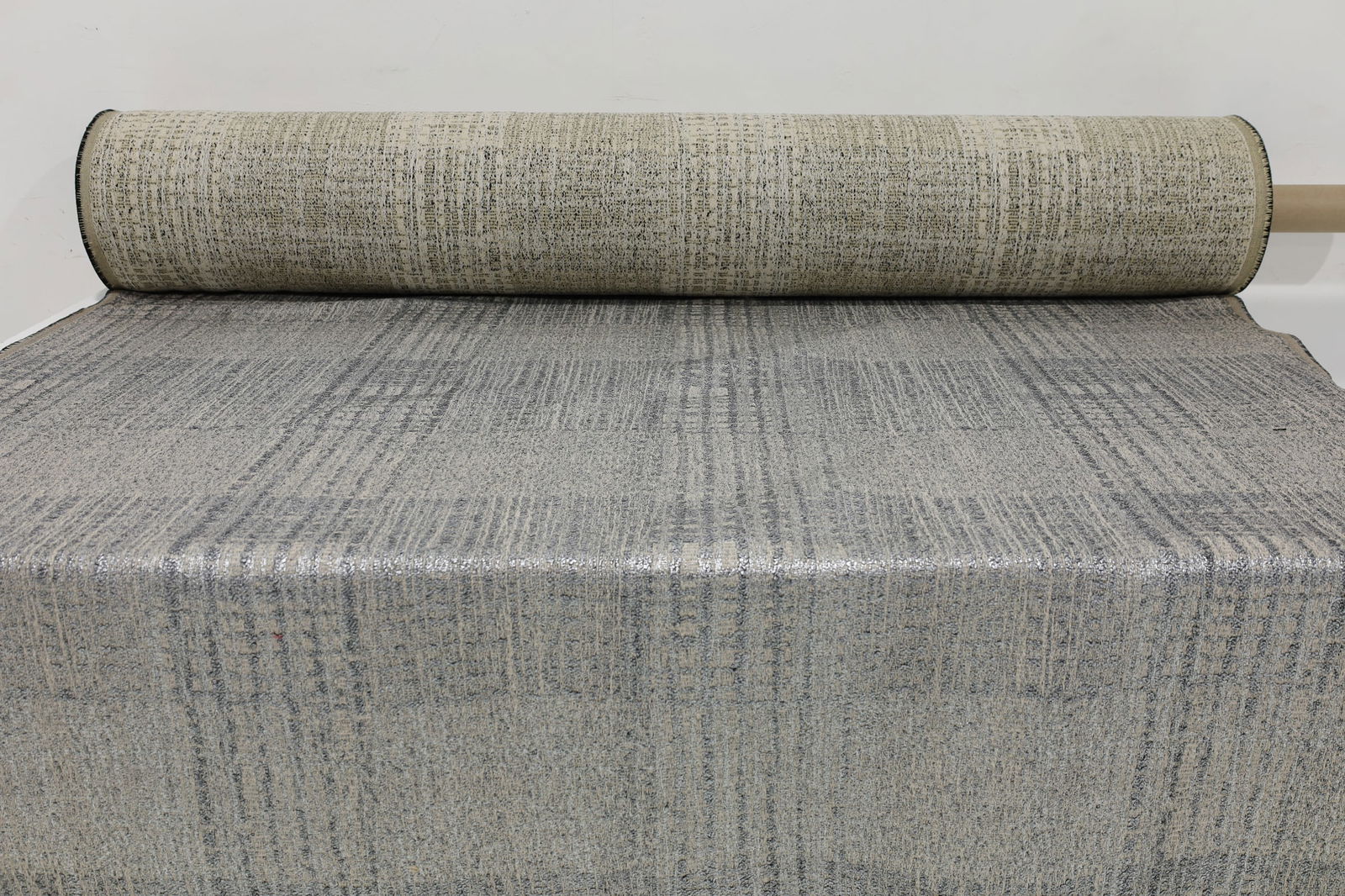 Donghia Wild Night Upholstery Fabric in Obsidian, 175 plus Yards: This is a high-quality upholstery fabric in beautiful black, gray, silver and off-white with a subtle shimmer. This is great for restaurant booths and chairs given the available yardage.