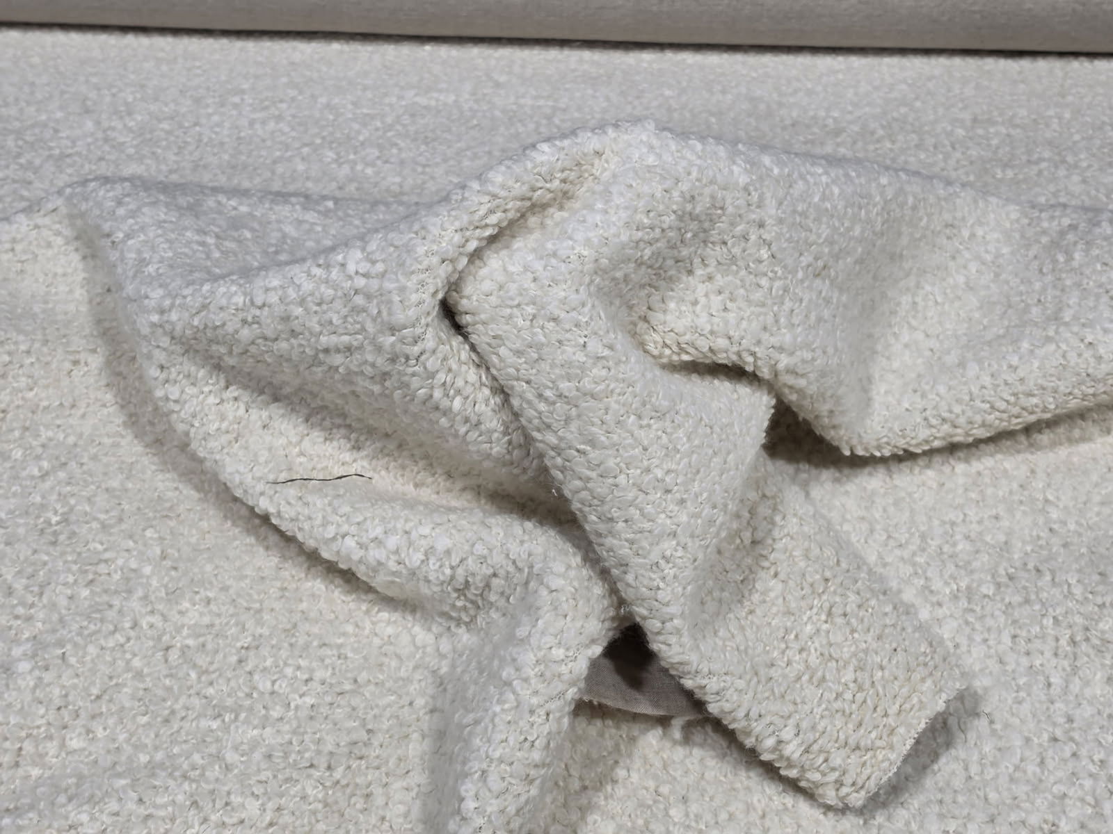 Holly Hunt Great Plains Upholstery Fabric, Teddy in Winter White, 20 Yards: Modern and cozy, Teddy evokes the runway look of lambswool or curly lamb. The blend of alpaca and wool ensures a soft hand and durability, while its boucle yarn creates a dense and luxurious look.