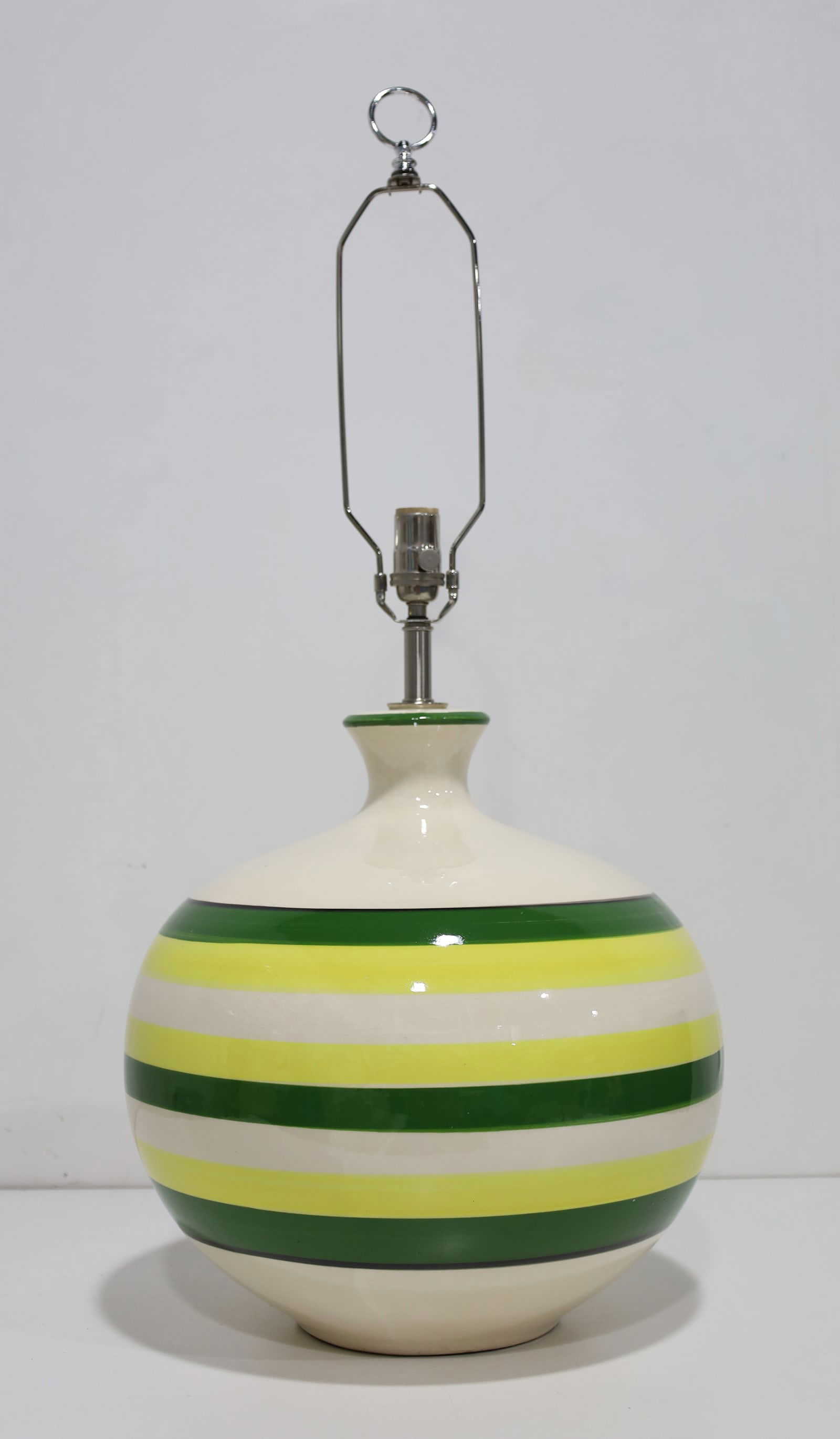 Large Ceramic Pottery Lamp - 4