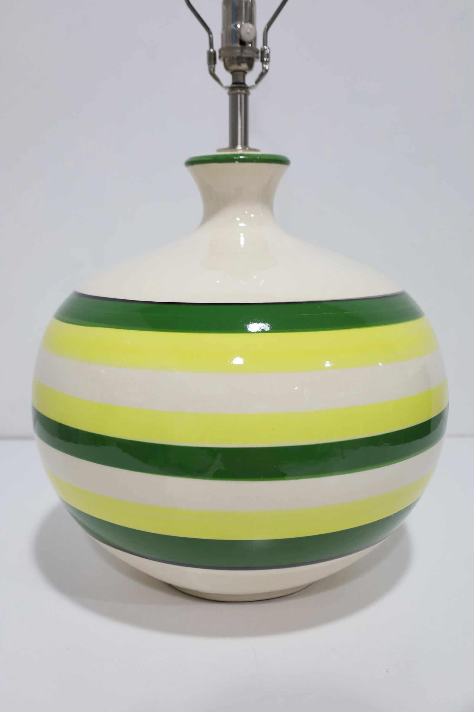 Large Ceramic Pottery Lamp - 5