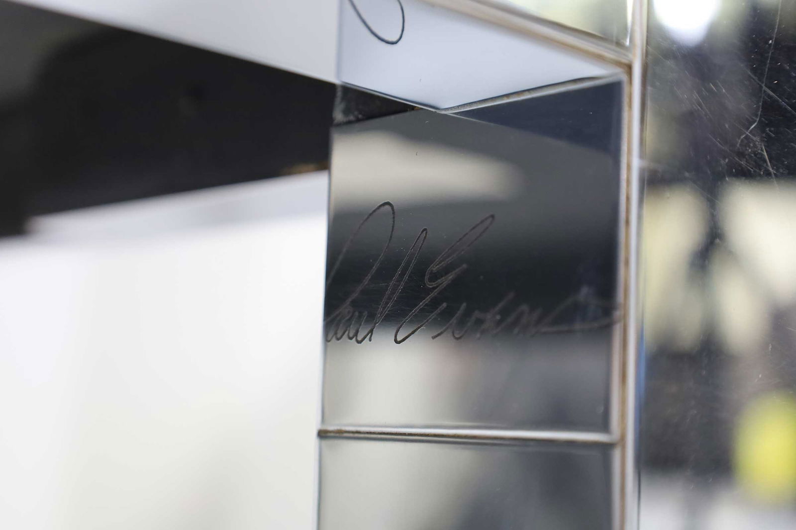 Set of Four Chrome Cityscape Dining Chairs by Paul Evans for Directional - 9