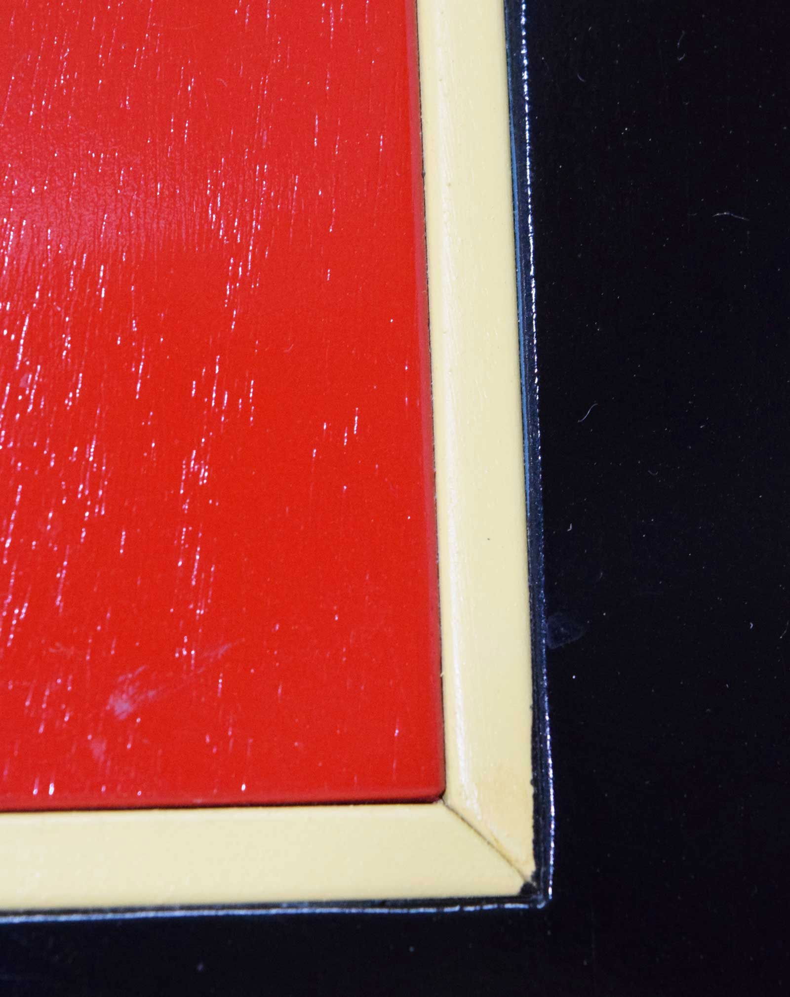 Large Frank Stella Attributed Painting on Board - 10