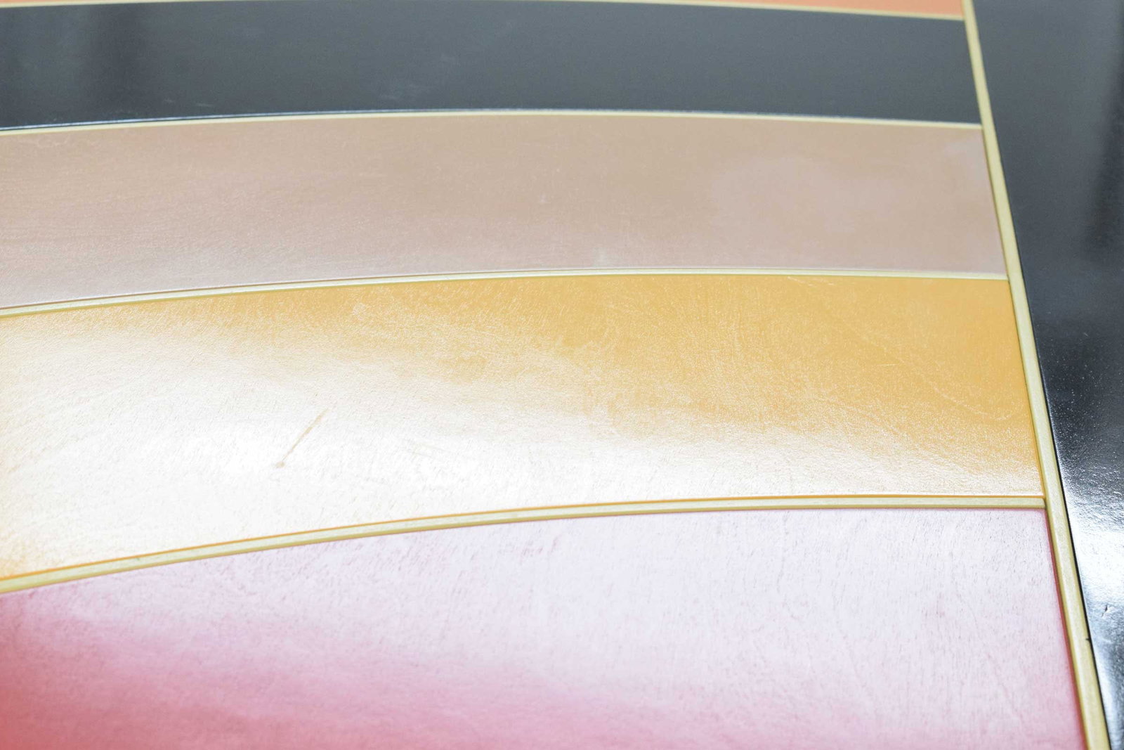 Large Frank Stella Attributed Painting on Board - 11