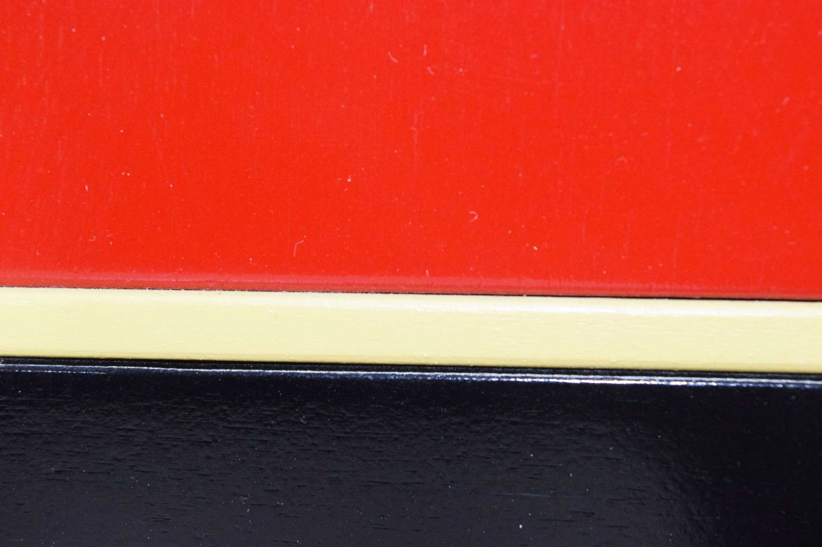 Large Frank Stella Attributed Painting on Board - 13