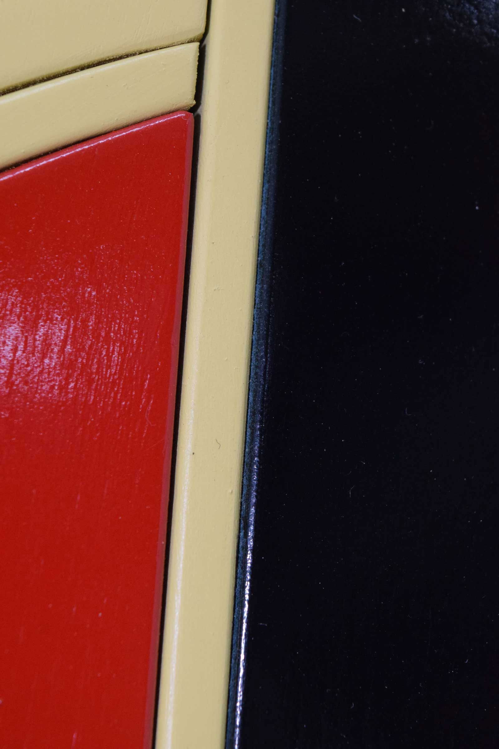 Large Frank Stella Attributed Painting on Board - 14