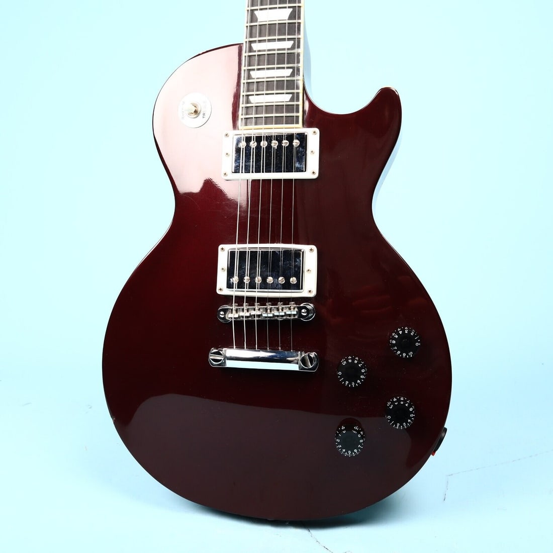 2008 Gibson USA Les Paul Un-Robot Burgundy Metallic Purple Guitar (1 of 20)