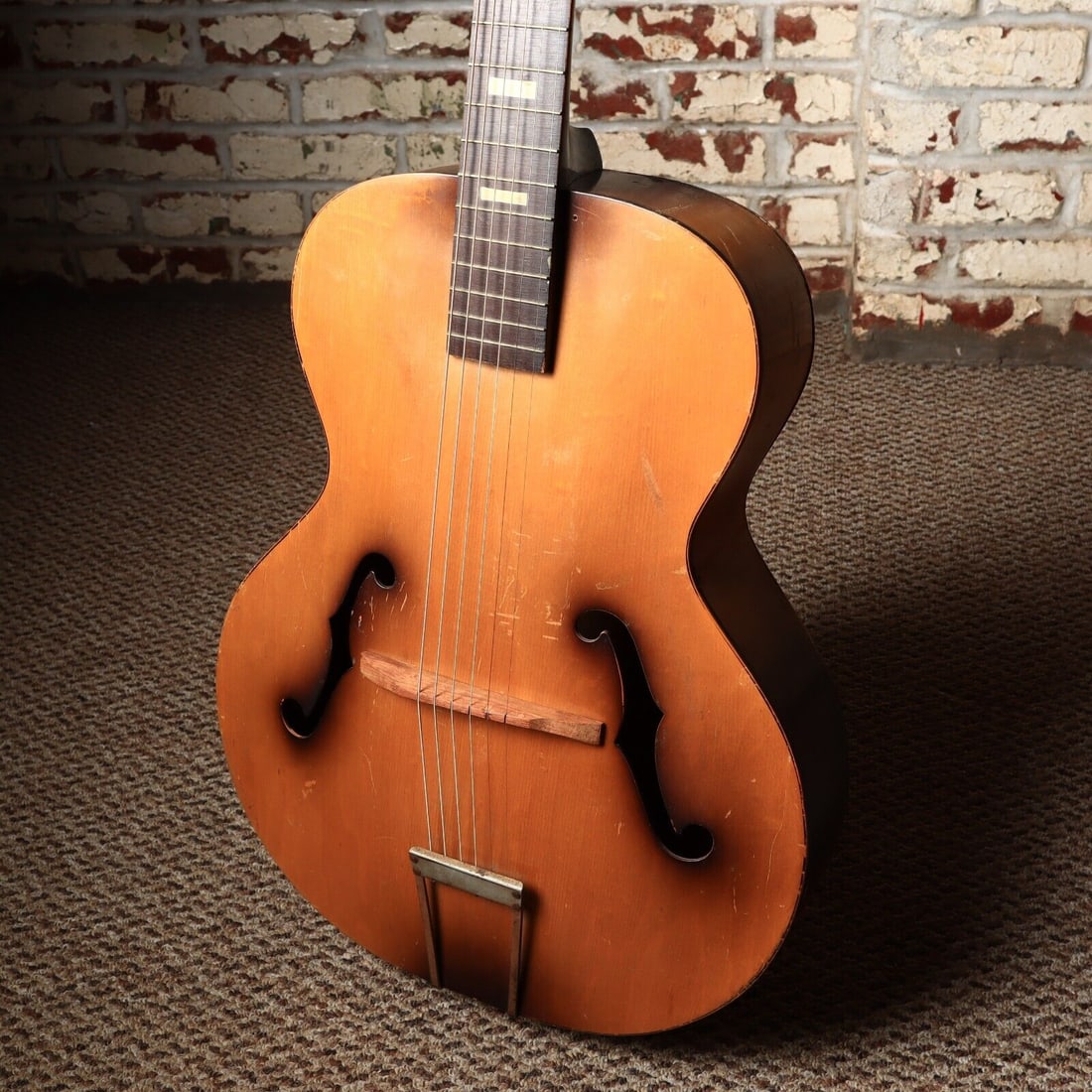 Vintage S.S. Stewart USA American Archtop Acoustic Guitar (1 of 10)