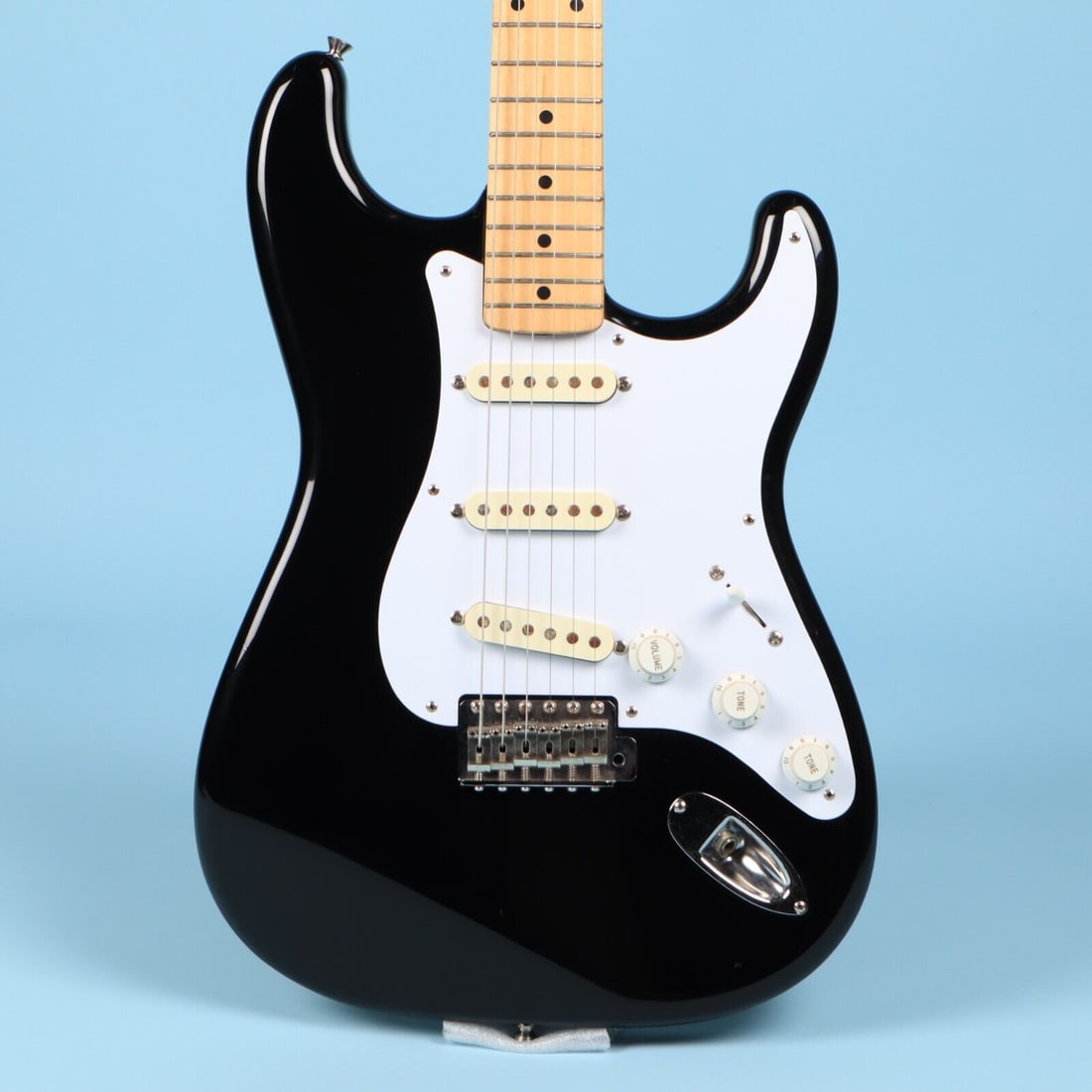 1989-1990 Fender MIJ Stratocaster Strat Japan Maple Neck Black Electric Guitar (1 of 20)