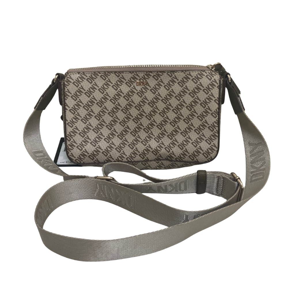 Dkny Bryant Park Beige Denim Shoulder Bag (1 of 4)