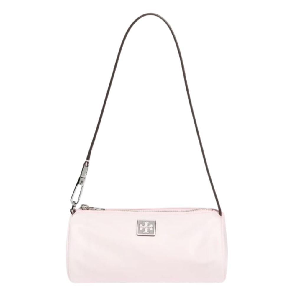 Tory Burch Virginia Cylinder Pink Handbag: Tory Burch Virginia Cylinder Pink Handbag
