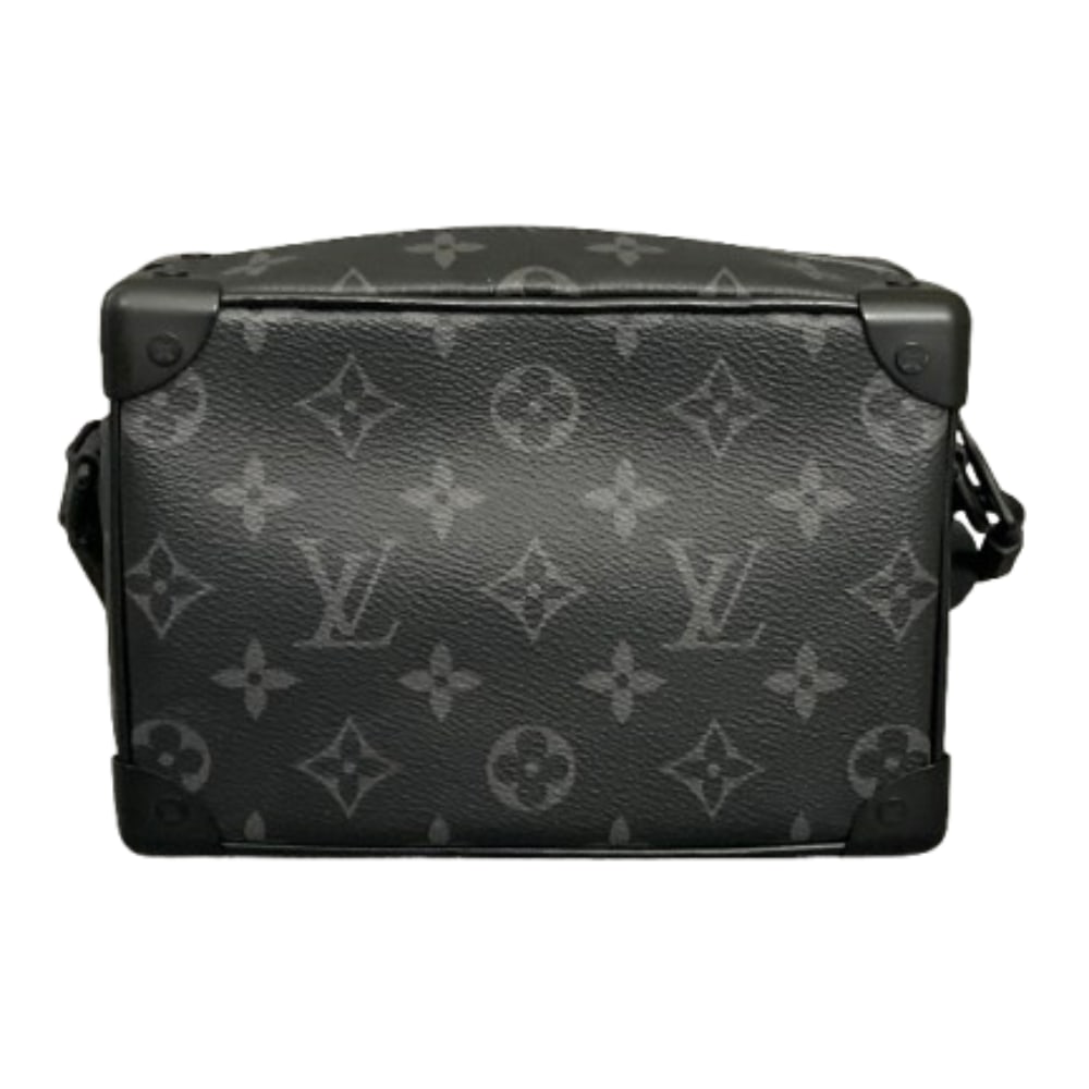 Louis Vuitton Side Trunk Mm Black Monogram Eclipse Leather Shoulder Bag - 2